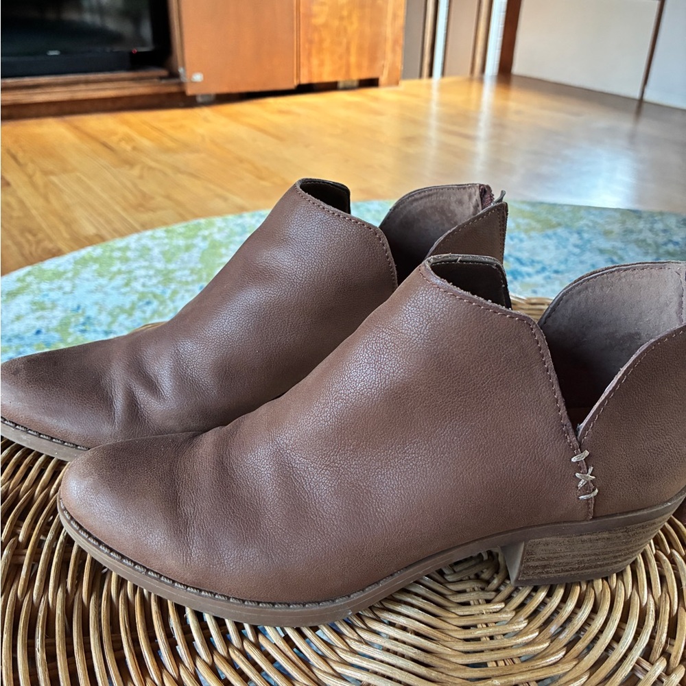 BP Brown Ankle Booties